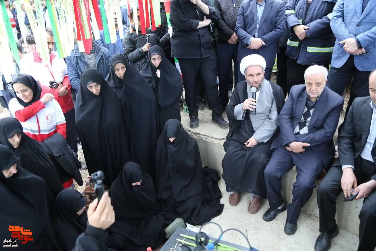 برگزاری مراسم دومین سالگرد شهدای خدمت در یادمان ورزقان