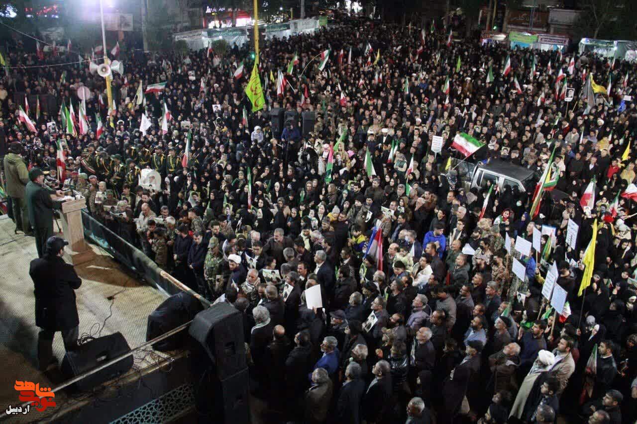 برگزاری آیین گرامیداشت چهلمین روز شهادت سردار غلامرضا سلیمانی در اردبیل برگزاری آیین گرامیداشت چهلمین روز شهادت سردار غلامرضا سلیمانی در اردبیل