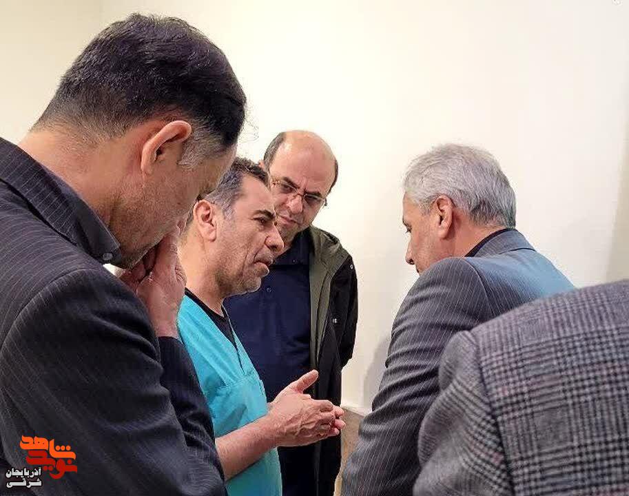 حضور صمیمانه مدیرکل بنیاد شهید در بیمارستان فجر تبریز حضور صمیمانه مدیرکل بنیاد شهید در بیمارستان فجر تبریز