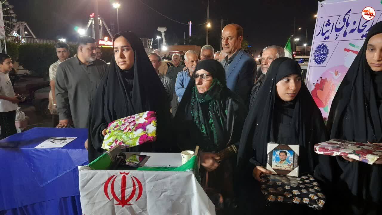 گزارش تصویری/ تجلیل از دختران شهدا به مناسبت روز دختر در غرفه‌های فرهنگی پردیس «سلام شهید» در اهواز