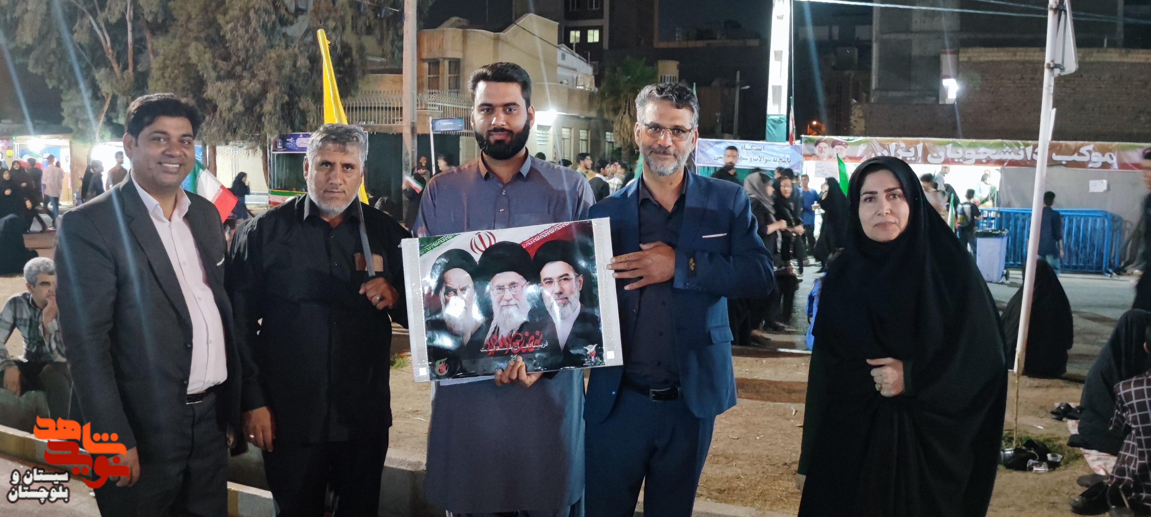 برپایی موکب پردیس سلام شهید در زاهدان