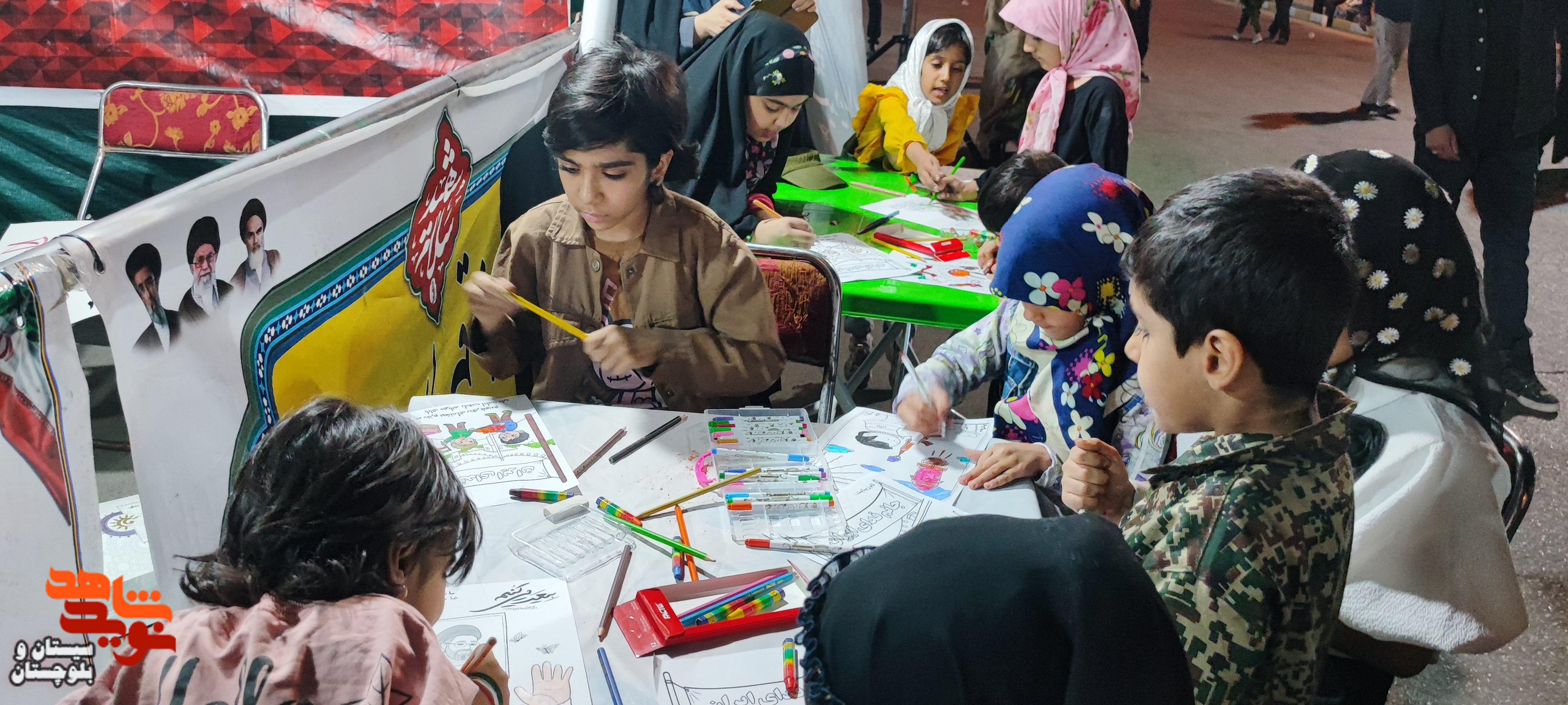 برپایی موکب پردیس سلام شهید در زاهدان