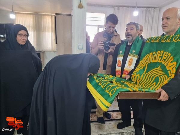 بیرق حرم به کوهدشت رسید