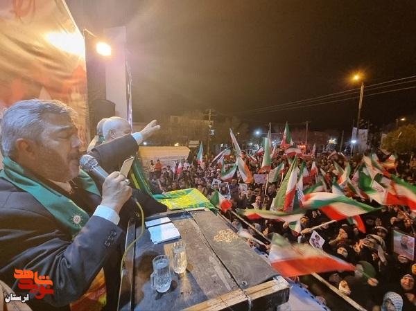 نورآباد مزین به لوای آستان قدس رضوی شد