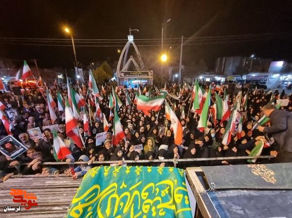 نورآباد مزین به لوای آستان قدس رضوی شد