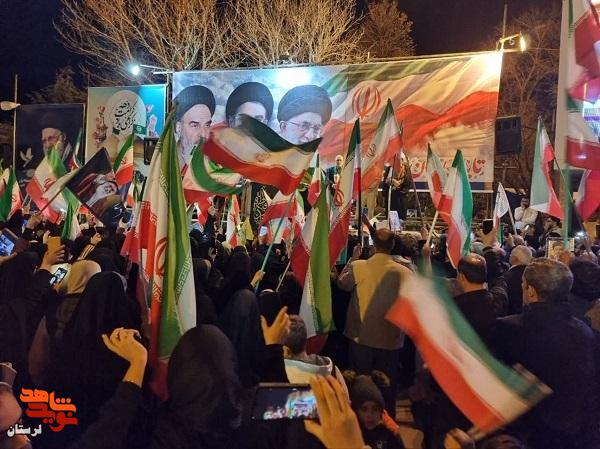 نورآباد مزین به لوای آستان قدس رضوی شد