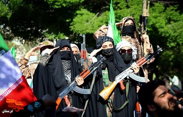 رژه دختران جان فدای ایران در بروجرد