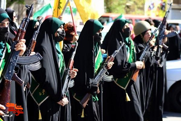 رژه دختران جان فدای ایران در بروجرد