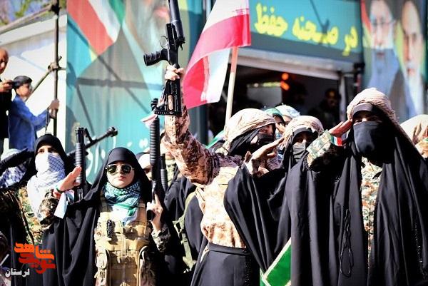 رژه دختران جان فدای ایران در بروجرد