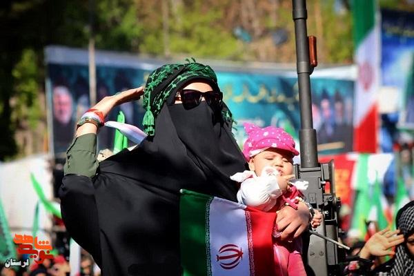 رژه دختران جان فدای ایران در بروجرد