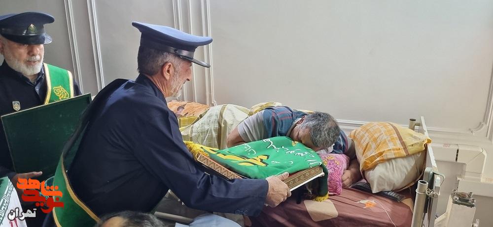 خادمین حرم شاهچراغ (ع) با جانبازان آسایشگاه امام خمینی دیدار کردند