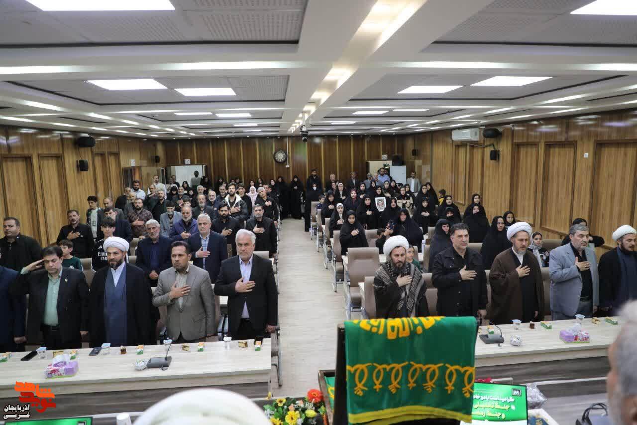 آئین گرامیداشت یاد و خاطره شهدای جنگ ۱۲ روزه و جنگ رمضان شهرستان خوی