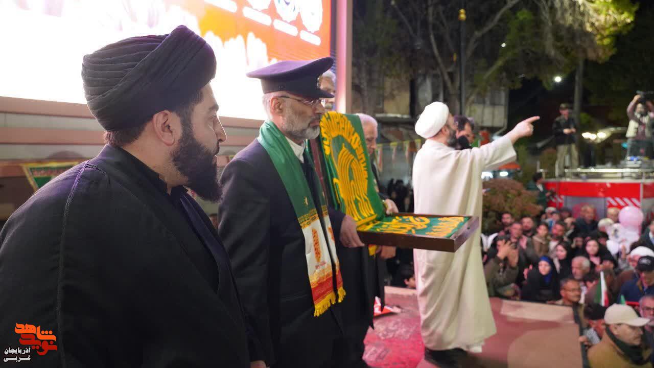 تجمع شبانه خیابانی مردم دارالمومنین خوی