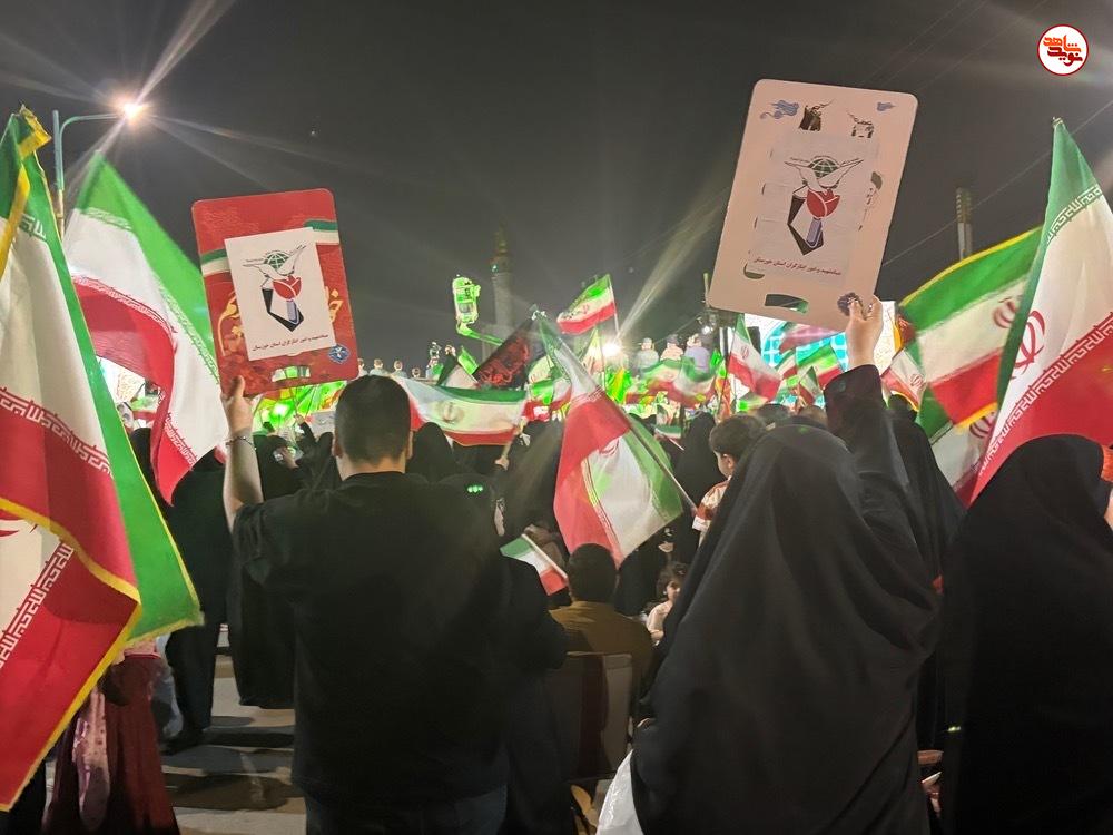 حضور پر شور خانواده‌های شهدا در اجتماع بزرگ امام رضایی‌ها در اهواز