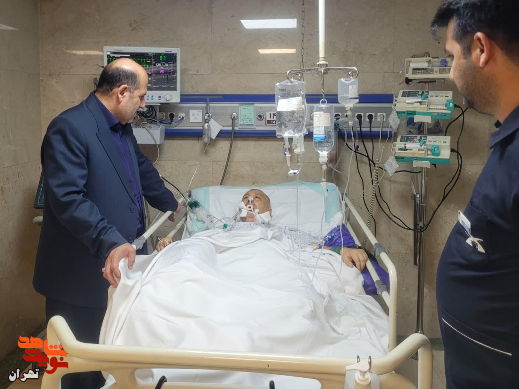 عیادت مدیرکل بنیاد شهید تهران بزرگ از جانبازان و خانواده شهدا در بیمارستان خاتمالانبیا عیادت مدیرکل بنیاد شهید تهران بزرگ از جانبازان و خانواده شهدا در بیمارستان خاتمالانبیا