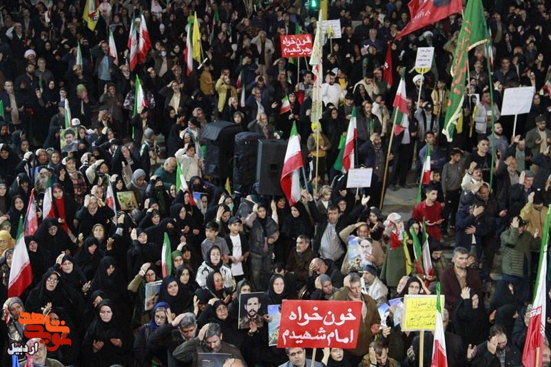 برگزاری یادوراه شهدای ۱۵ خرداد و فصل بهار در میدان بیعت اردبیل
