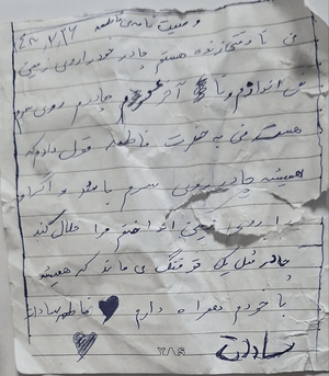 تا وقتی زندهام چادرم را روی زمین نمیاندازم تا وقتی زندهام چادرم را روی زمین نمیاندازم