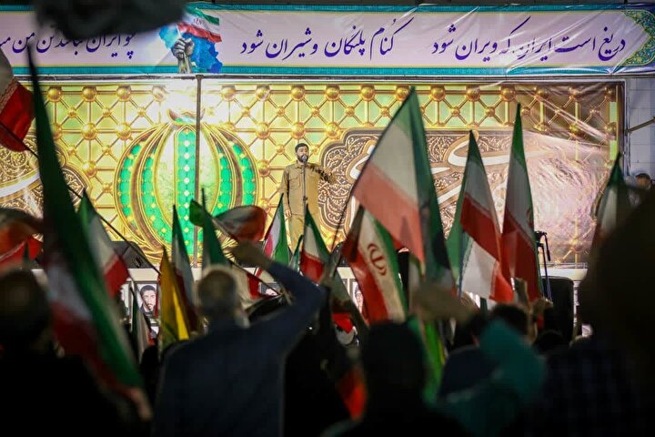 گزارش تصویری | تجمع حماسی مردم قزوین در موج 100