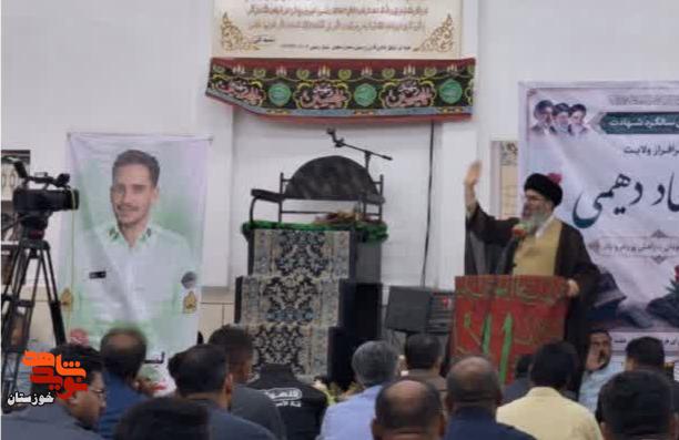 گزارش تصویری/ برگزاری آیین نخستین سالگرد شهید امنیت «عماد دهیمی» در دشت آزادگان