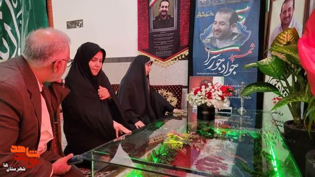 سرپرست بنیاد شهرستانهای استان تهران به مقام شامخ شهید «جواد جور سرا» ادای احترام کرد سرپرست بنیاد شهرستانهای استان تهران به مقام شامخ شهید «جواد جور سرا» ادای احترام کرد