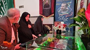 سرپرست بنیاد شهرستان‌های استان تهران به مقام شامخ شهید «جواد جور سرا» ادای احترام کرد