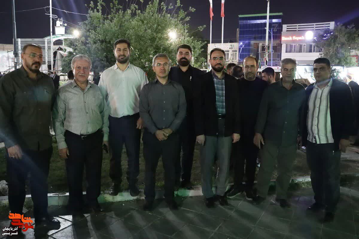 حال و هوای شهدایی موکب «سلام شهید» بنیاد شهید و امورایثارگران آذربایجان غربی در یکصد و پنجمین شبهای ایران قوی حال و هوای شهدایی موکب «سلام شهید» بنیاد شهید و امورایثارگران آذربایجان غربی در یکصد و پنجمین شبهای ایران قوی