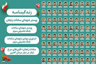 دومین ویژه نامه شهدای سادات استان زنجان