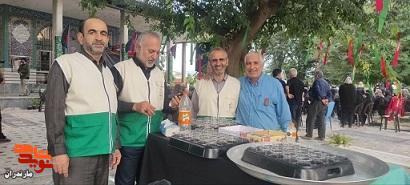 حضور معتمدین معین بنیاد شهید در گلزار شهدای «سید نظام‌الدین» قائم‌شهر همزمان با محرم