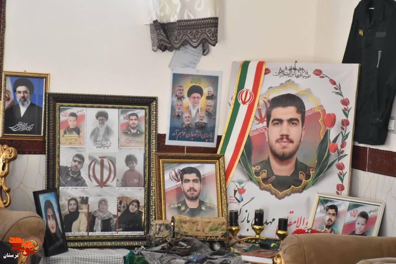 از پدر شهیدان «بازگیر» در روستای انگُز تجلیل شد