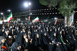 مراسم گرامیداشت اولین سالگرد شهدای جنگ 12 روزه در شهرستان خمین  برگزار شد