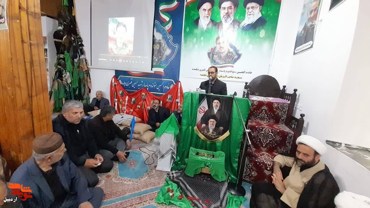 برگزاری مراسم گرامیداشت نخستین سالگرد شهادت شهید اقتدار «حسین قنبری»