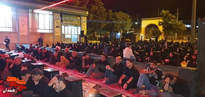 گلزار شهدای تویسرکان میزبان عزاداران حسینی