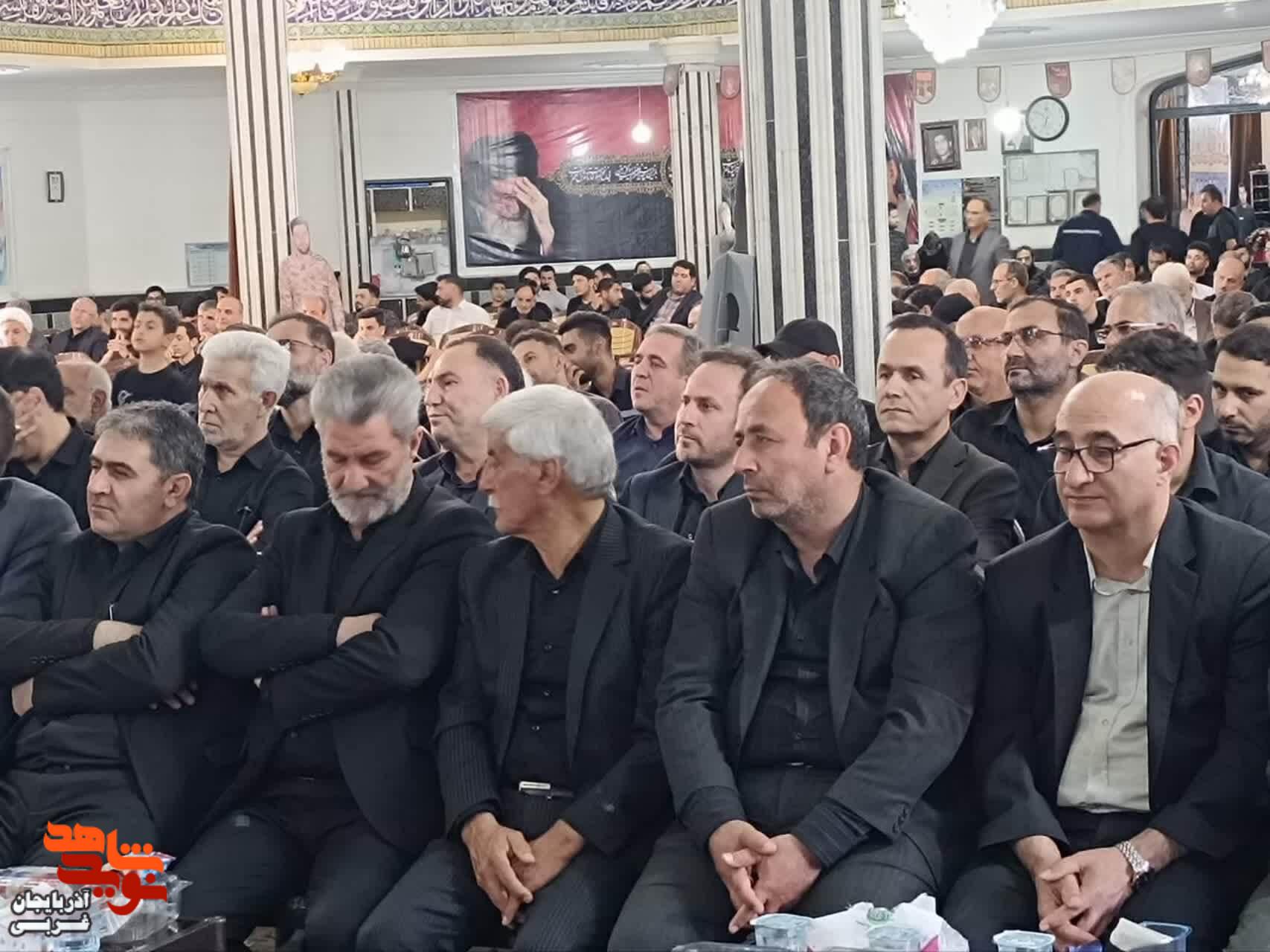 مراسم اولین سالگرد شهدای جنگ ۱۲ روزه در مسجد امام حسین (ع) ارومیه