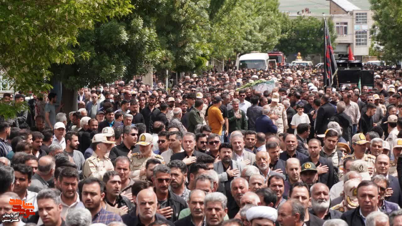 مراسم تشییع پیکر مطهر شهید والا مقام حسین رسولی