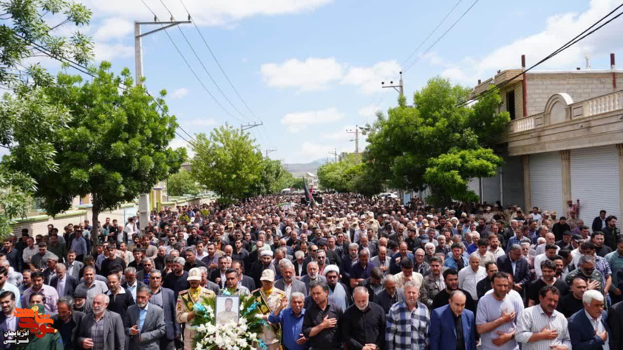 مراسم تشییع پیکر مطهر شهید والا مقام حسین رسولی