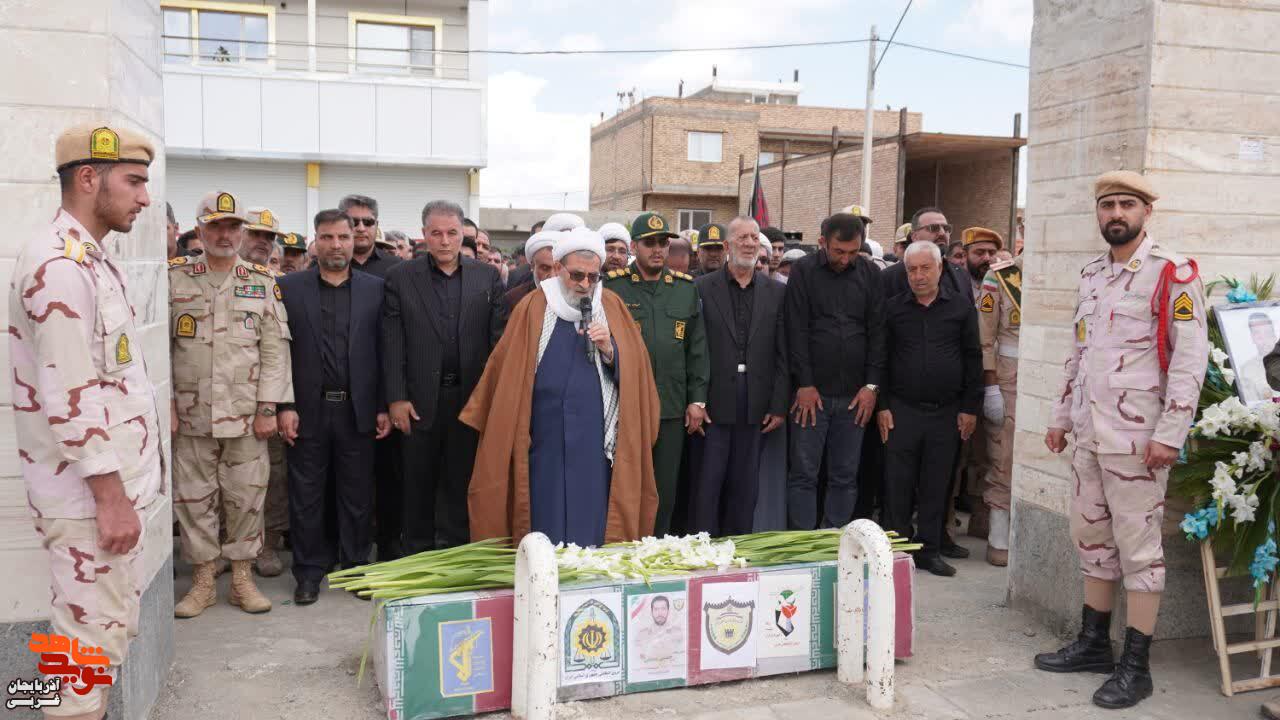 مراسم تشییع پیکر مطهر شهید والا مقام حسین رسولی