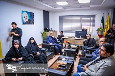 حضور معاون فرهنگی بنیاد شهید در خبرگزاری دفاع مقدس به‌مناسبت سالگرد شهادت فرشته باقری