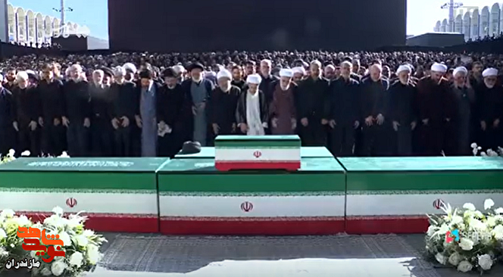 برگزاری مراسم نمازگزار بر پیکر مطهر حضرت آیت الله العظمی سید علی خامنه‌ای