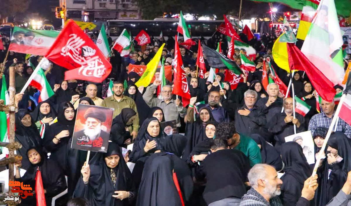 بوشهر یکپارچه در سوگ رهبر شهید امت گریست بوشهر یکپارچه در سوگ رهبر شهید امت گریست