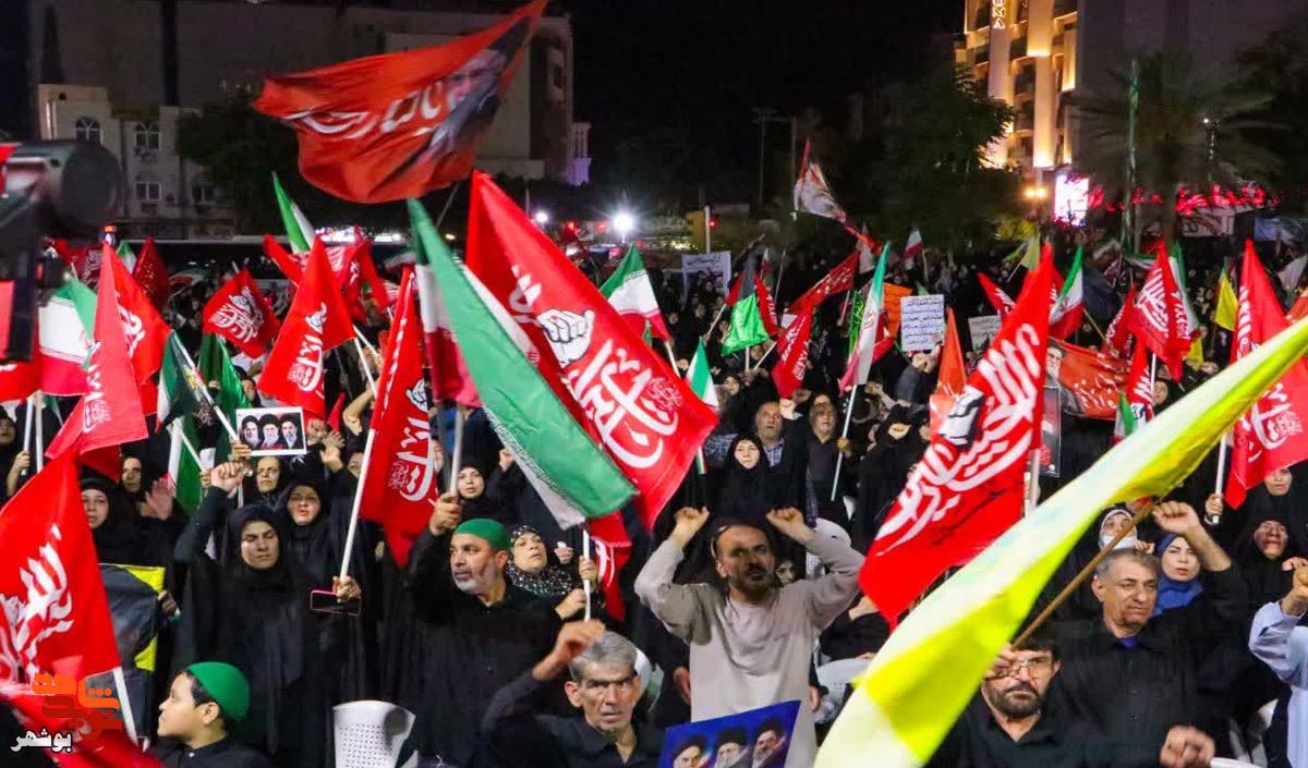 بوشهر یکپارچه در سوگ رهبر شهید امت گریست بوشهر یکپارچه در سوگ رهبر شهید امت گریست