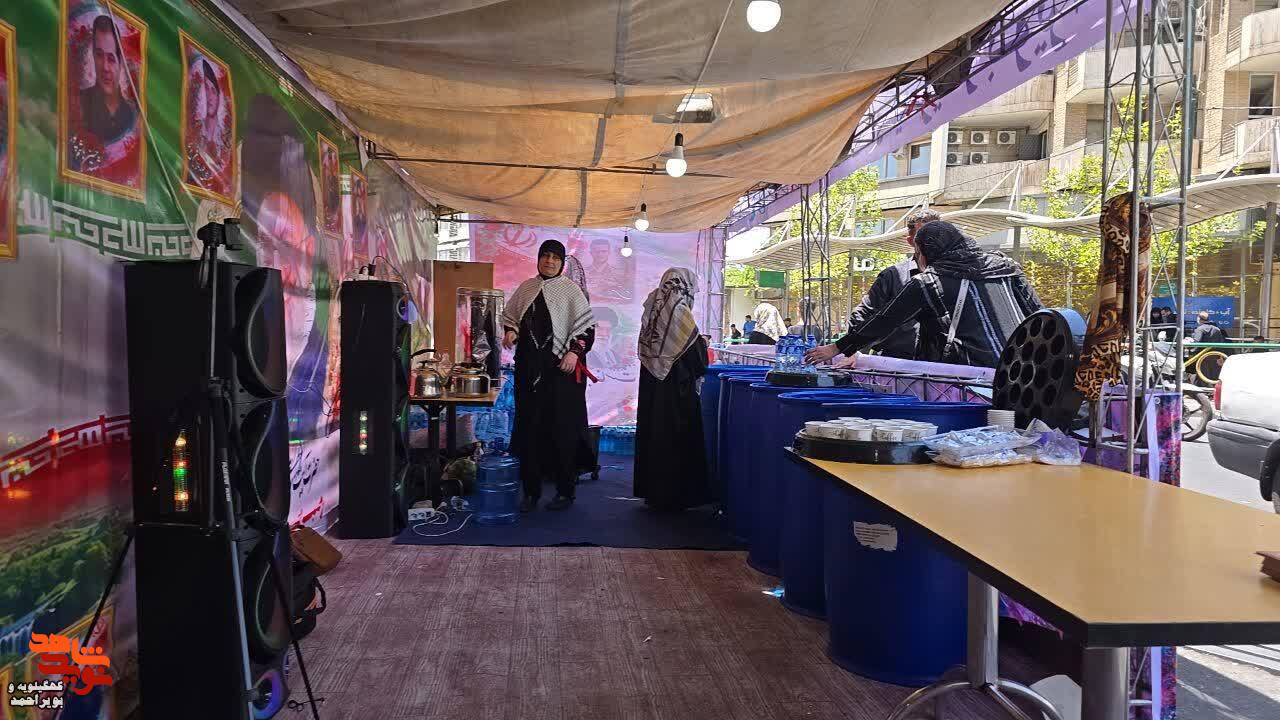 میعادگاهی برای عطر یادها؛ «موکب شهدای جنگ رمضان» استان کهگیلویه و بویراحمد در تهران برپا شد