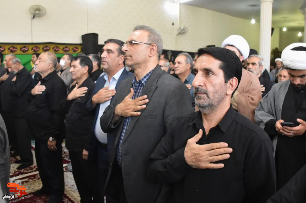 آیین عزاداری و وداع با آقای شهید ایران در حوزه علمیه کمالیه خرم‌آباد