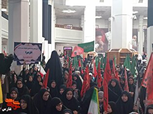 دانش آموزان و فرهنگیان فارس در سوگ آقای شهید ایران