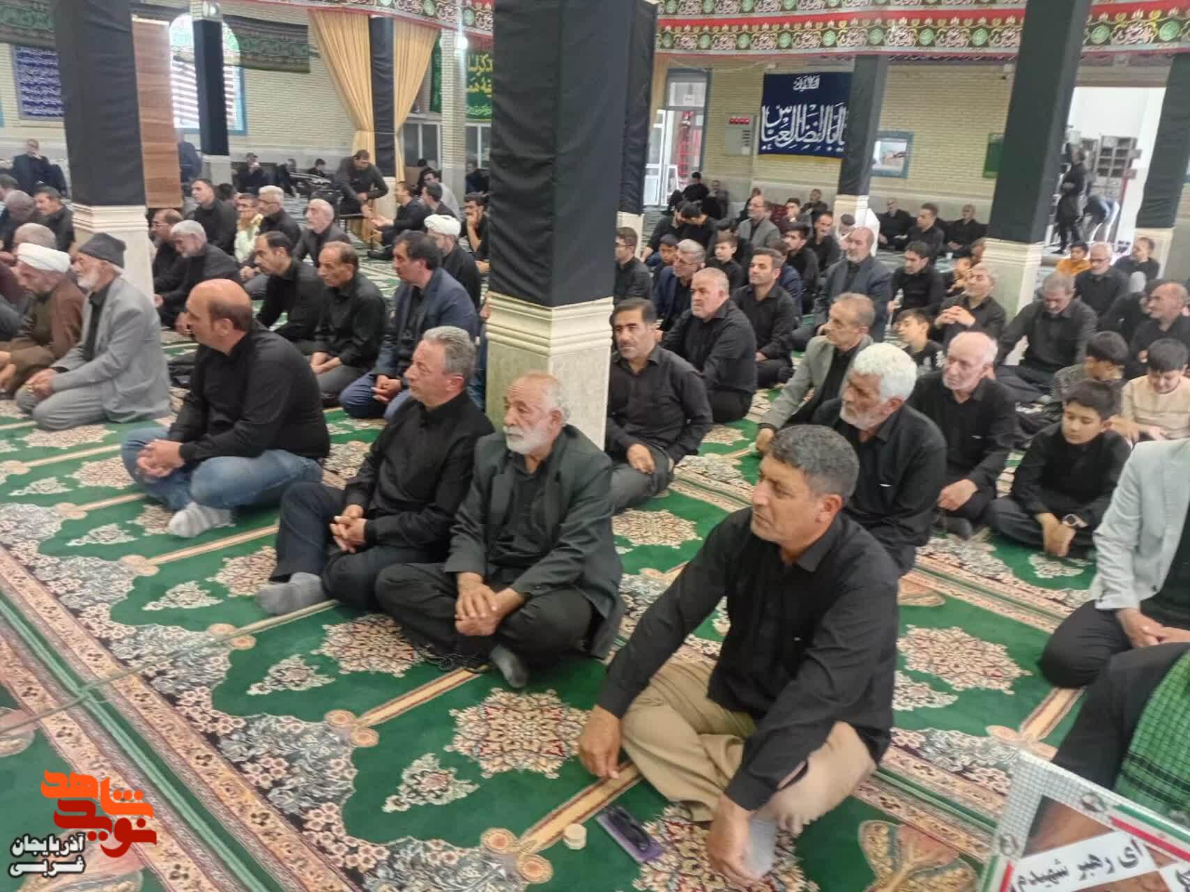 مراسم عزاداری وداع جاماندگان بدرقه آقای شهید ایران در شهرستان چالدران