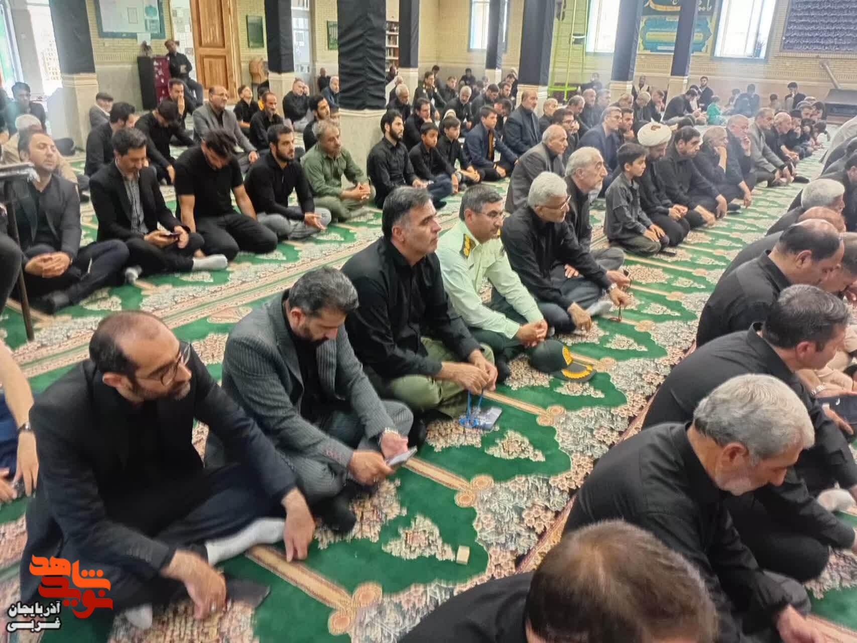 مراسم عزاداری وداع جاماندگان بدرقه آقای شهید ایران در شهرستان چالدران