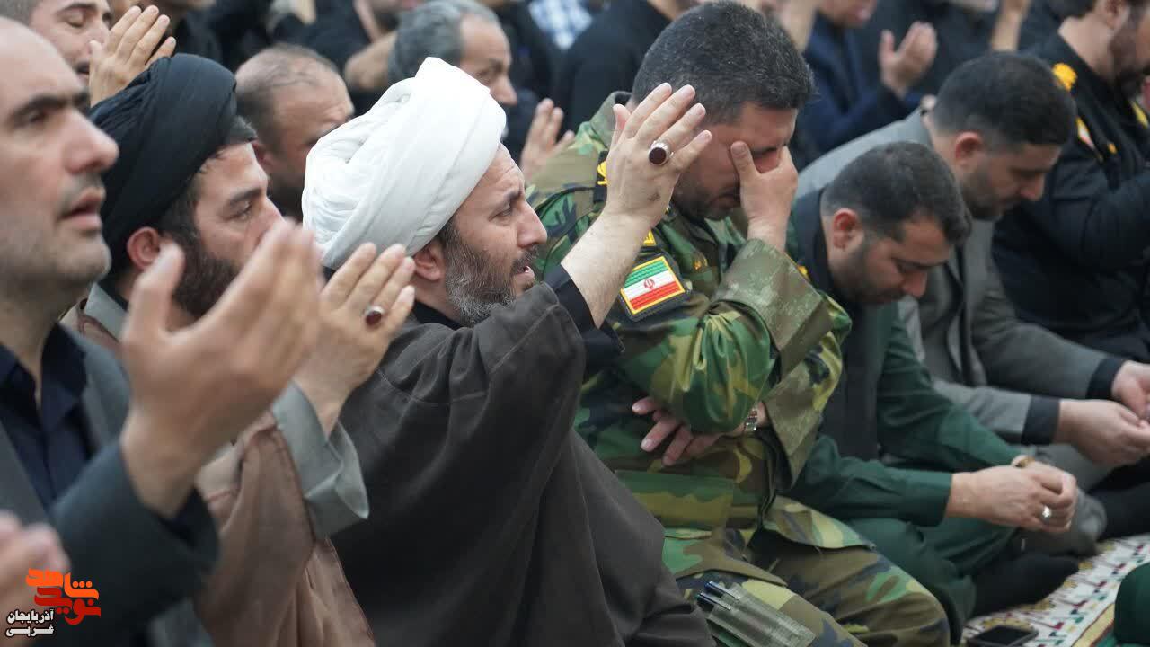 دسته عزاداری و مراسم بزرگداشت به نام و یاد قائد شهید در مصلی امام خمینی (ره) در خوی