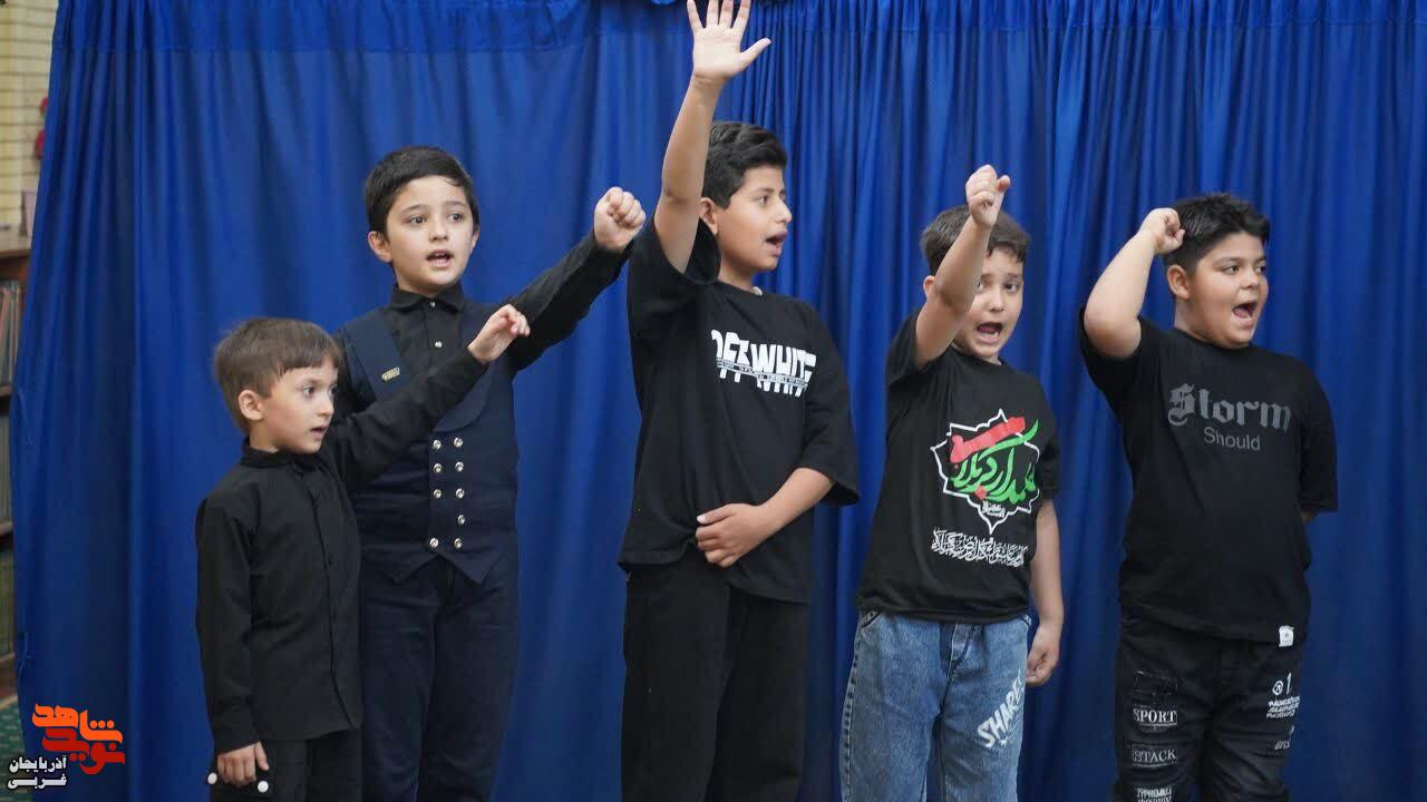 دسته عزاداری و مراسم بزرگداشت به نام و یاد قائد شهید در مصلی امام خمینی (ره) در خوی