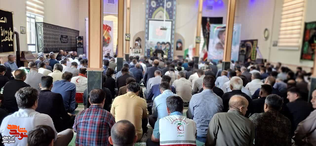 آیین باشکوه جاماندگان بدرقه تشییع پیکر مطهر قائد شهید امت و آقای شهید ایران در اشنویه