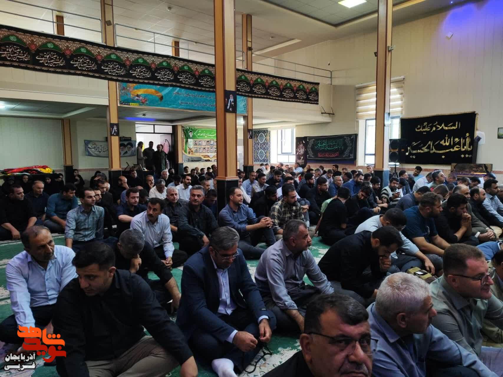 آیین باشکوه جاماندگان بدرقه تشییع پیکر مطهر قائد شهید امت و آقای شهید ایران در اشنویه