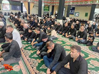 مراسم عزاداری وداع جاماندگان بدرقه آقای شهید ایران در شهرستان چالدران
